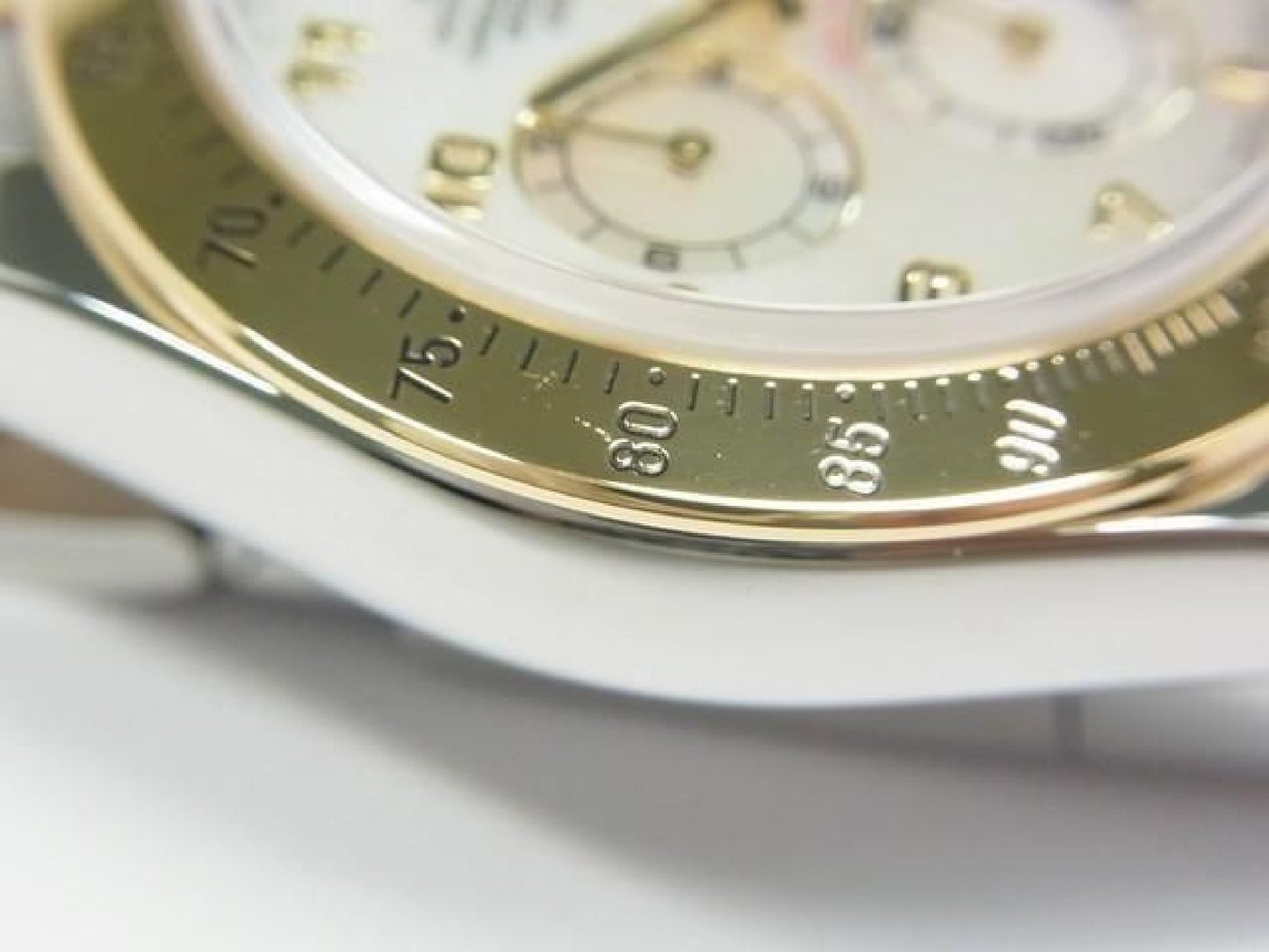ROLEX Daytona SS xYG combination white Shell 116523 Y series Mens 192416387 hannari-shop