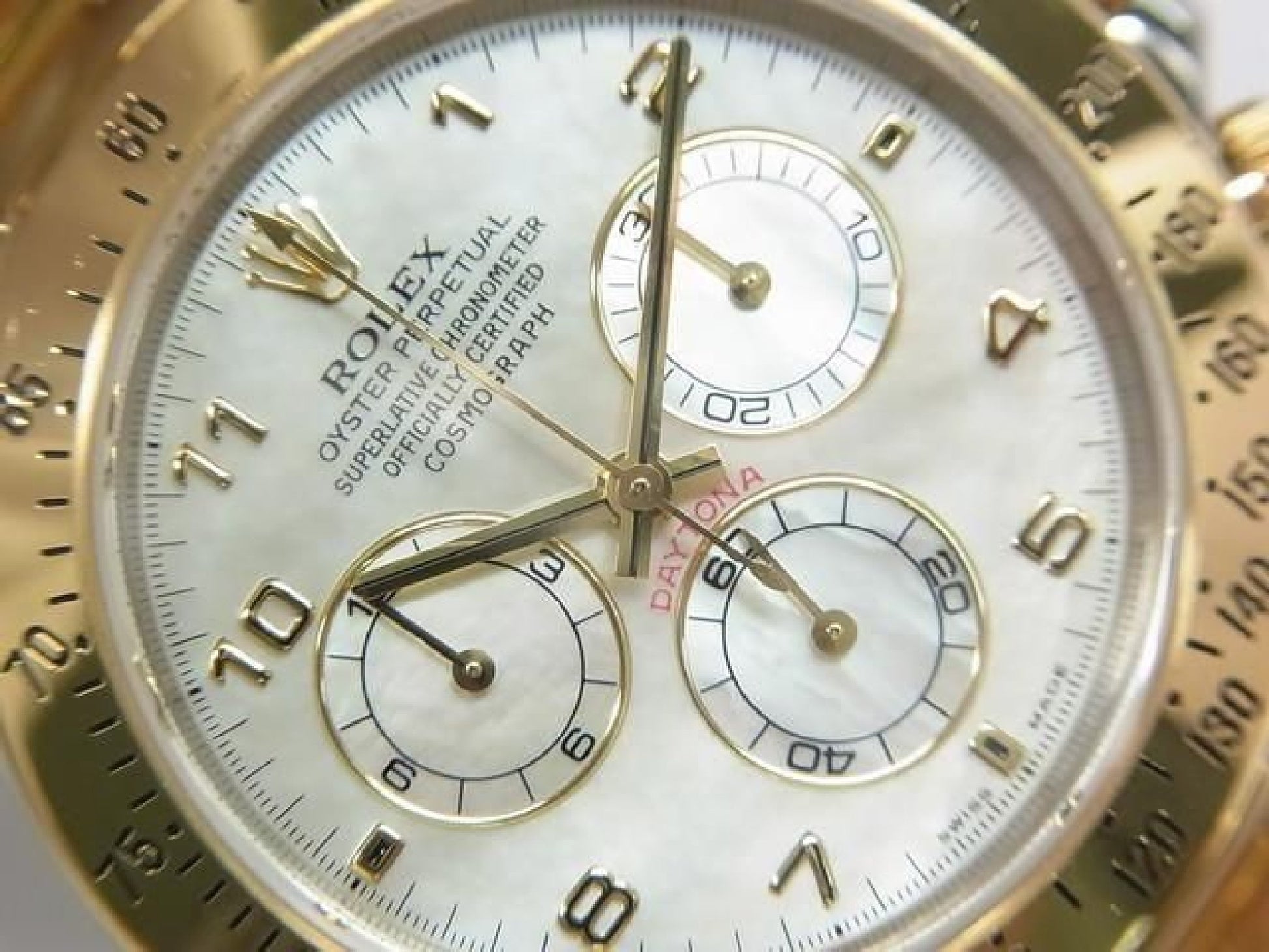 ROLEX Daytona SS xYG combination white Shell 116523 Y series Mens 192416387 hannari-shop