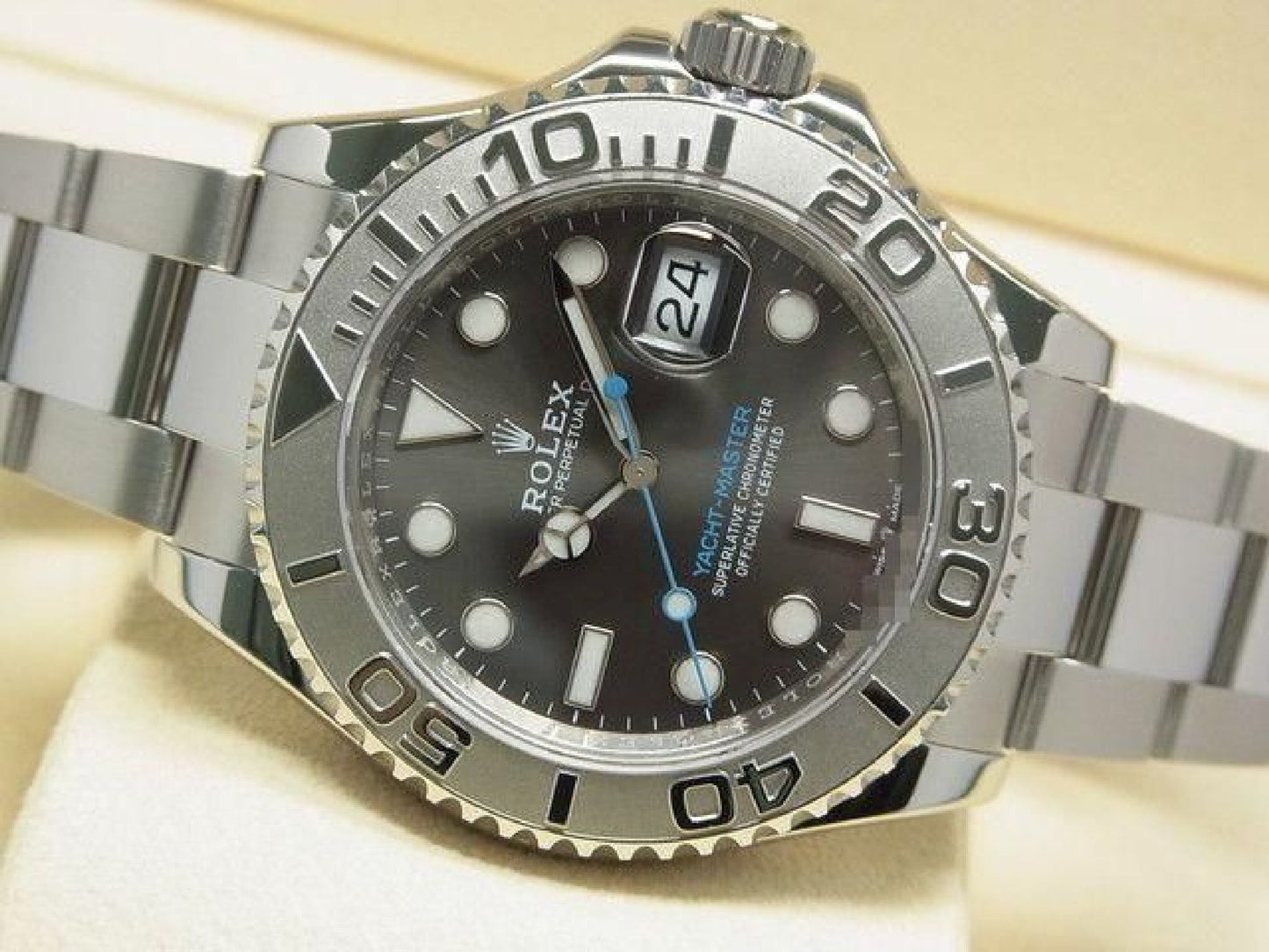 ROLEX YACHT-MASTER 40 dark rhodium 126622 '21 purchased Mens 192472455 hannari-shop
