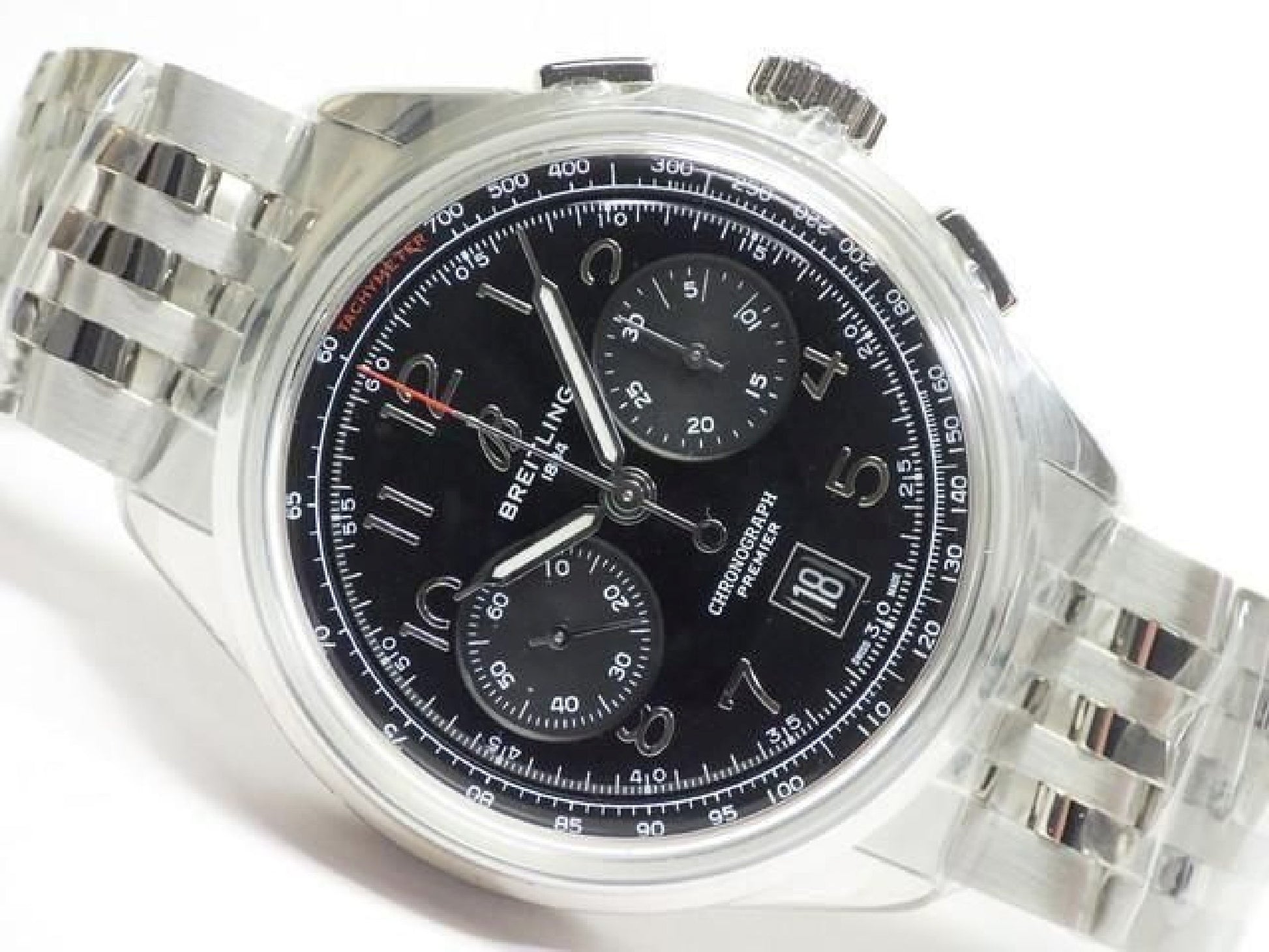 BREITLING Premier B01 Chronograph 42 AB0145221B1A1 Mens 192607770 hannari-shop