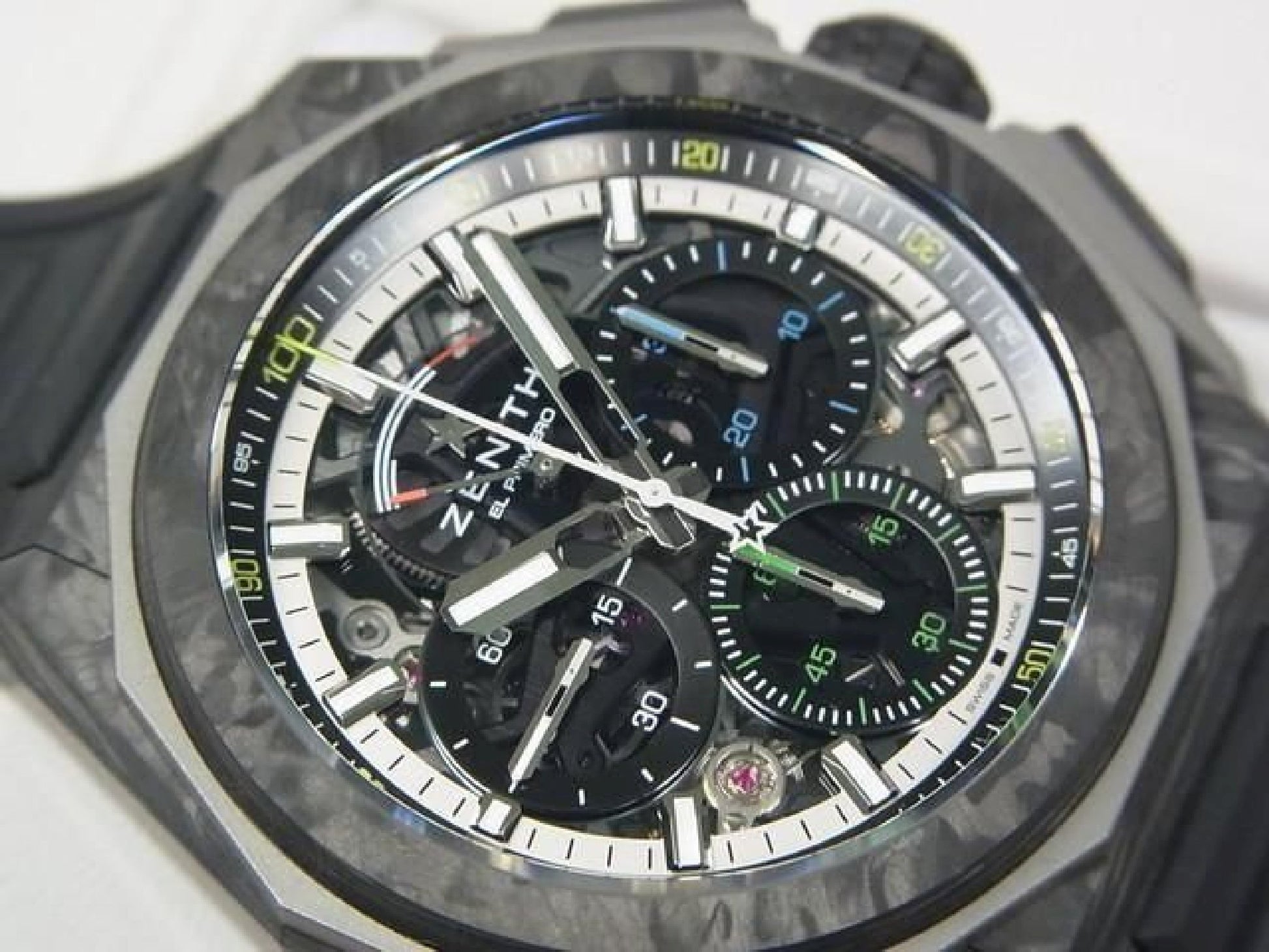 ZENITH Defy extreme Carbon 10.9100.9004/22.I200 Genuine goods Mens 192616198 hannari-shop
