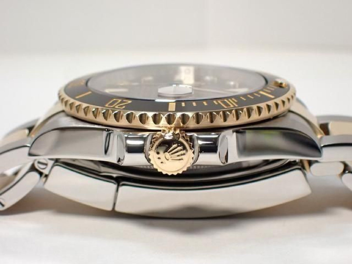 ROLEX Submariner date SS xYG combination black8P diamond 116613GLN '12 Mens 192618156 hannari-shop