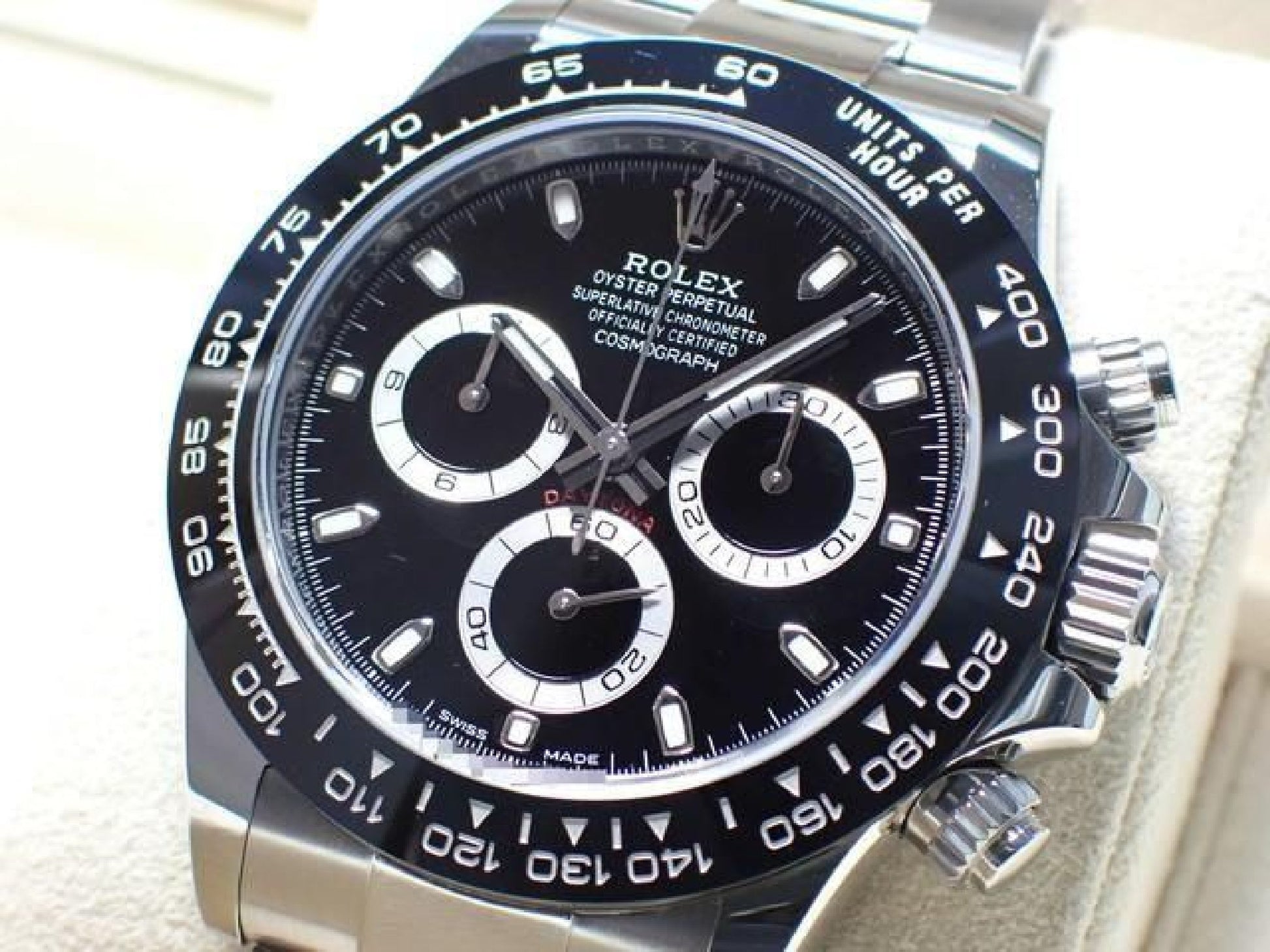 ROLEX Daytona black Dial 116500LN '19 Mens 192619174 hannari-shop