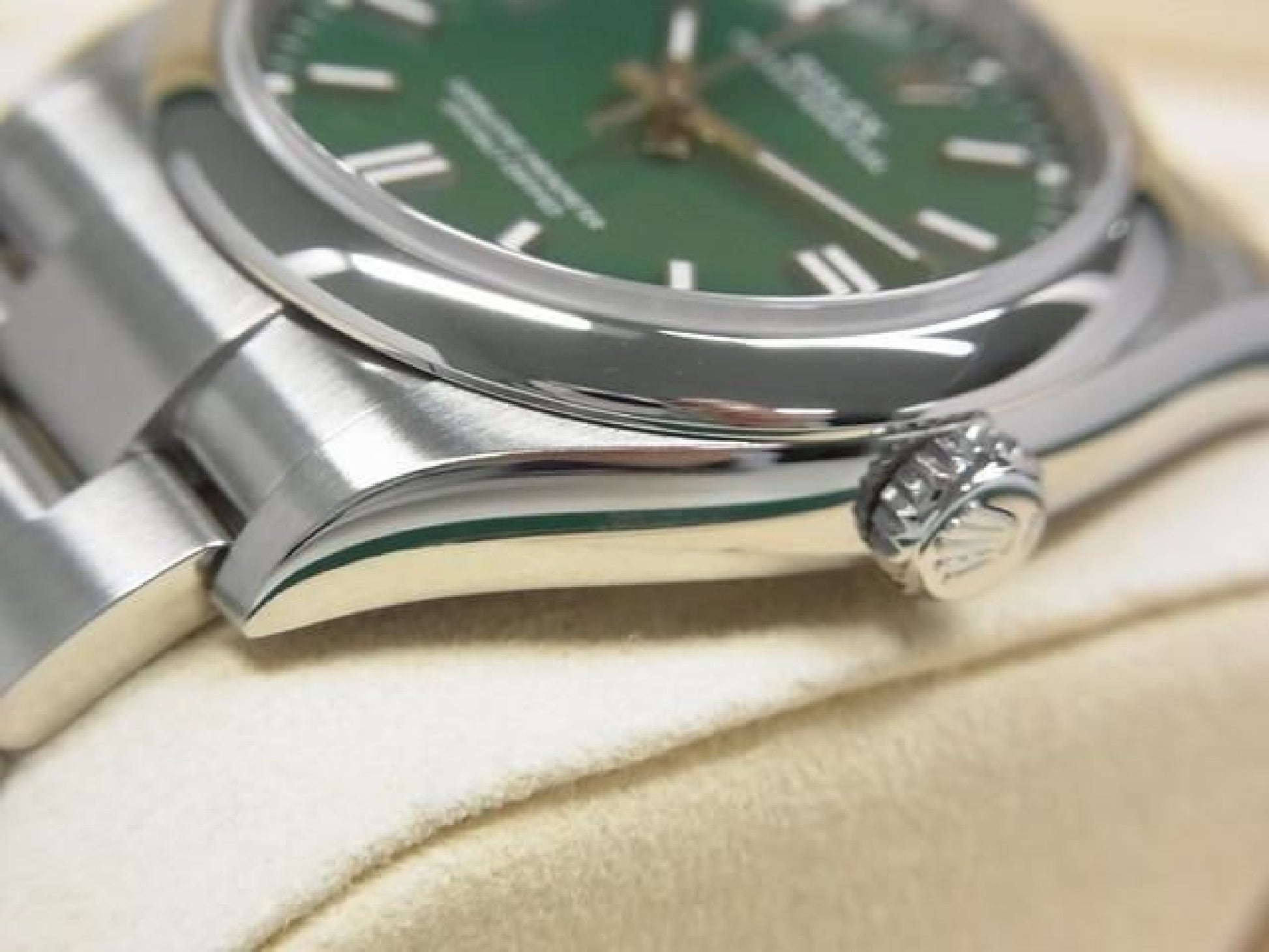 ROLEX Oyster PERPETUAL 36 green 126000 '24 purchased Mens 192632932 hannari-shop