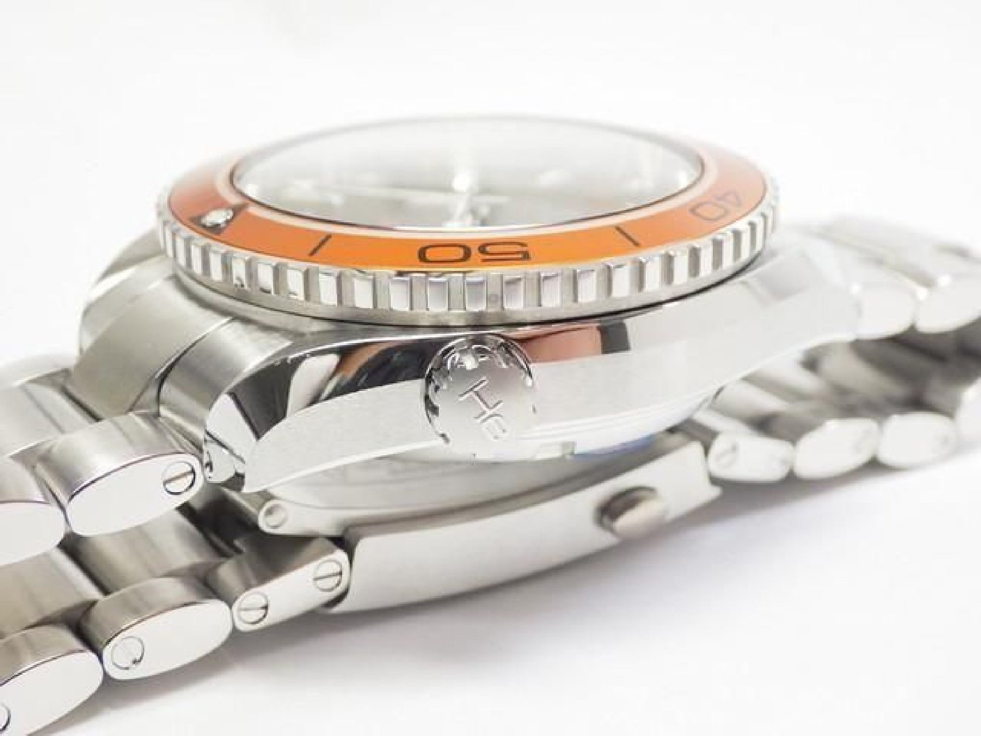 OMEGA SEA MASTER Planet Ocean 600M orange bezel 232.30.42.21.01.002 Mens 192674754 hannari-shop