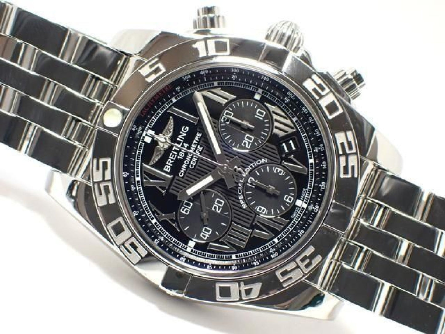 BREITLING Chrono Mat44 Roman edition black Dial AB011012/BD89 '16 Mens 192677001 hannari-shop