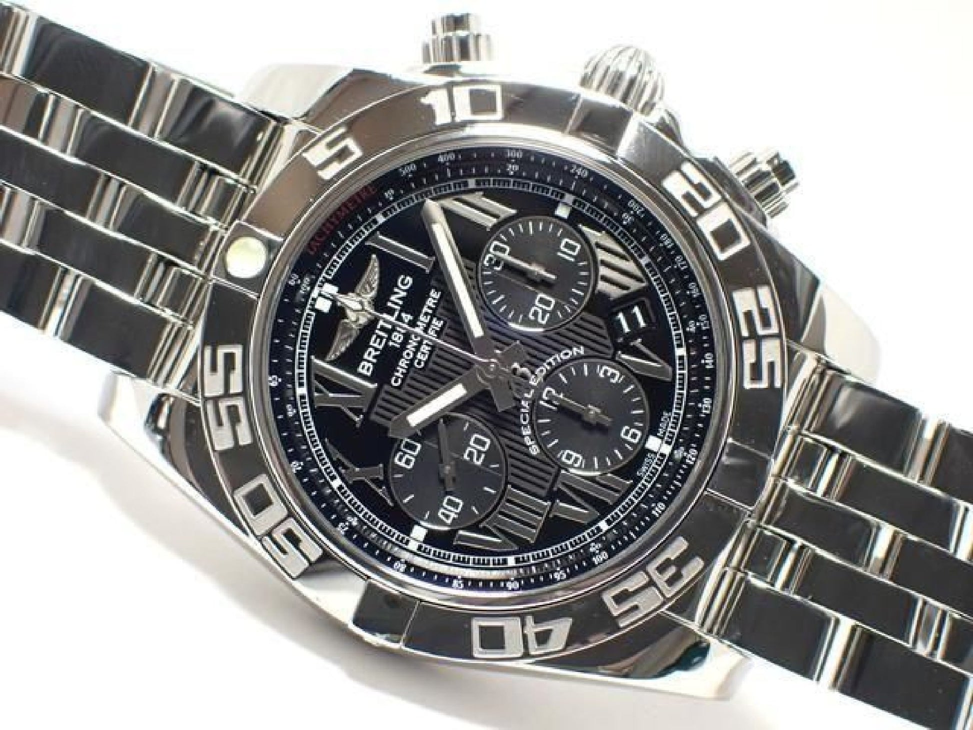 BREITLING Chrono Mat44 Roman edition black Dial AB011012/BD89 '16 Mens 192677001 hannari-shop