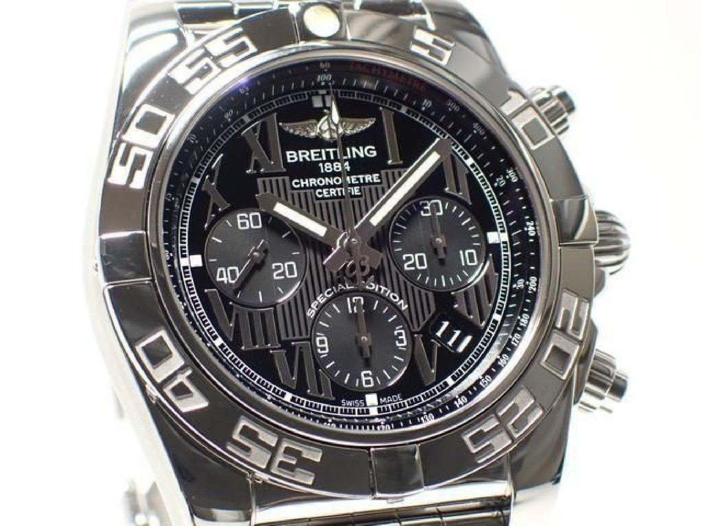 BREITLING Chrono Mat44 Roman edition black Dial AB011012/BD89 '16 Mens 192677001 hannari-shop