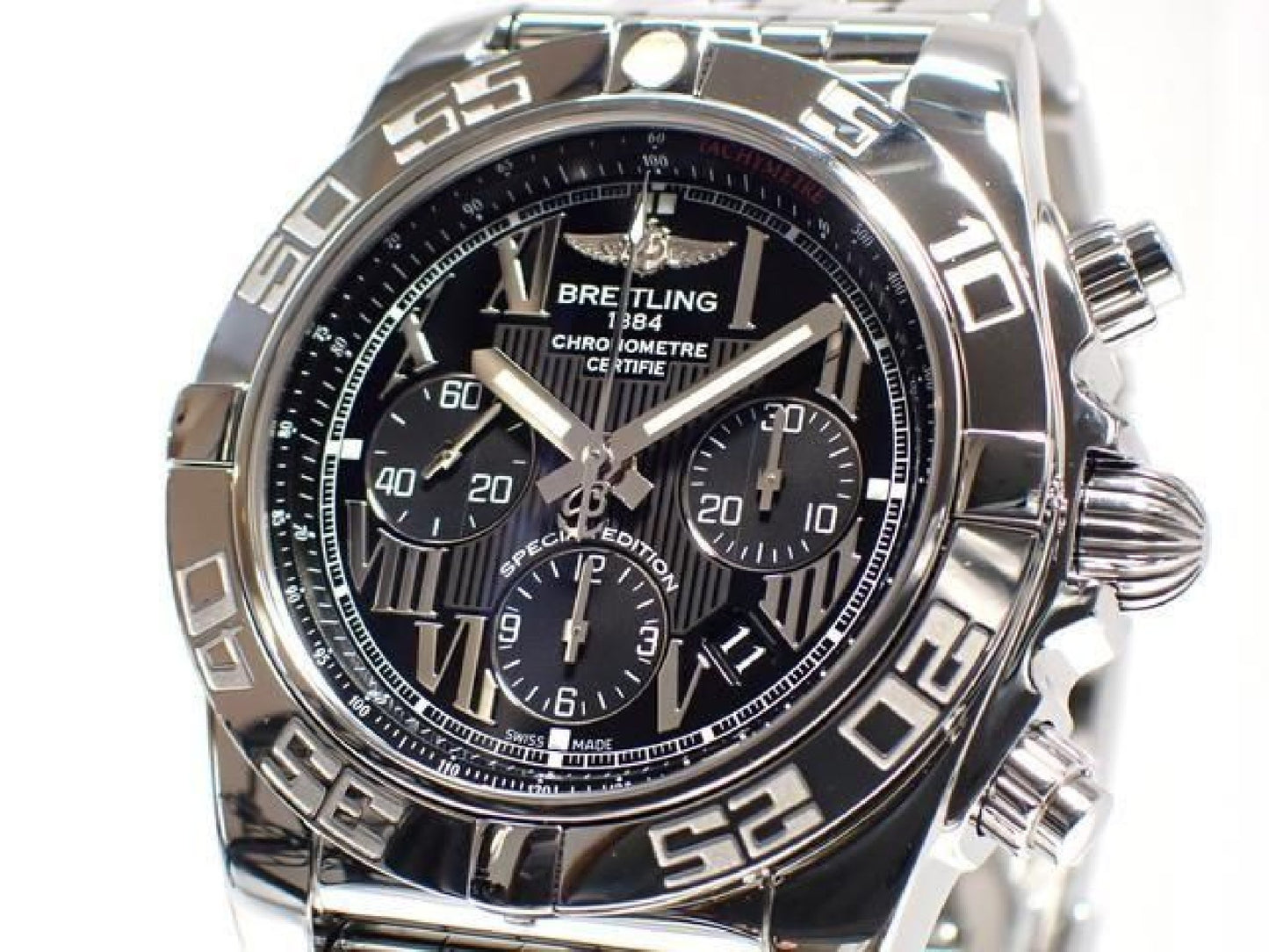 BREITLING Chrono Mat44 Roman edition black Dial AB011012/BD89 '16 Mens 192677001 hannari-shop