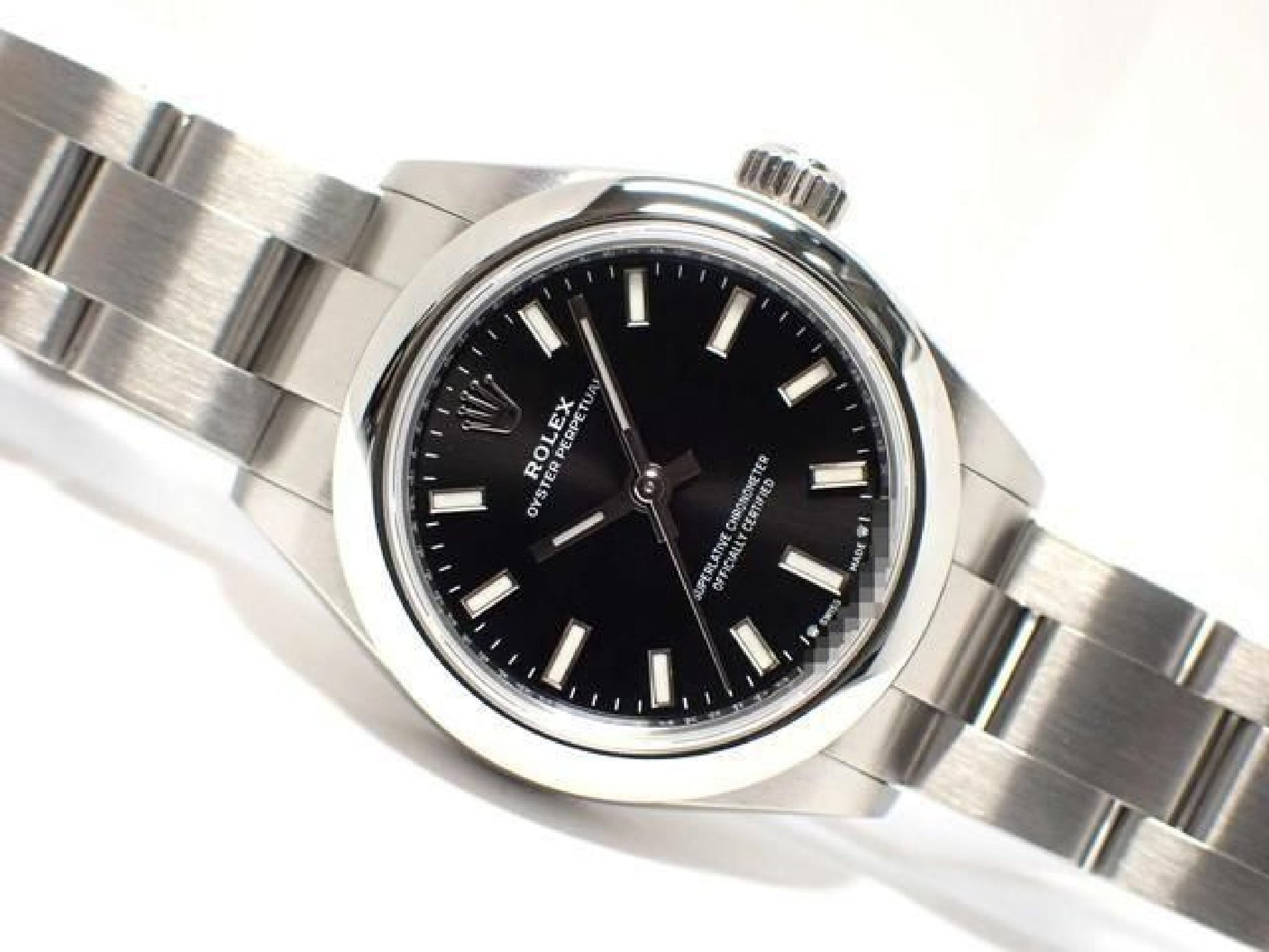 ROLEX Oyster PERPETUAL 28 black '22 276200 Mens 192718562 hannari-shop