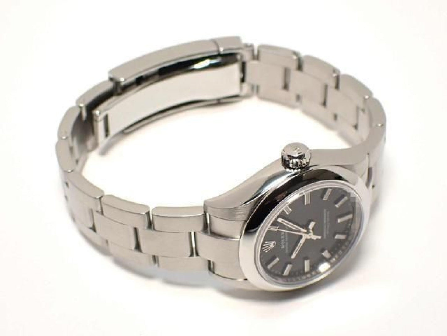ROLEX Oyster PERPETUAL 28 black '22 276200 Mens 192718562 hannari-shop