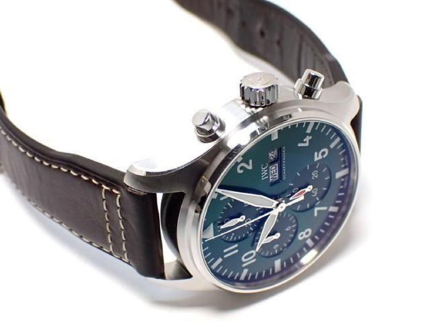 IWC Pilot's watch Chronograph green IW378005 '25 Mens 192735088 hannari-shop