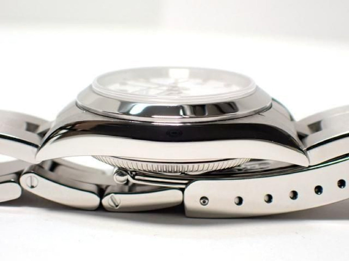 ROLEX Oyster PERPETUAL white Print Roman 76080 K series '02 Mens 192786827 hannari-shop