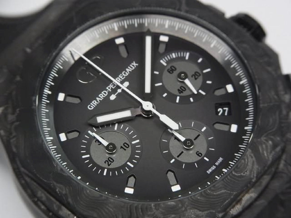 GIRARD PERREGAUX Laureato Absolute Chronograph 8Tech 81060-41-3222-1CX Mens 192788565 hannari-shop
