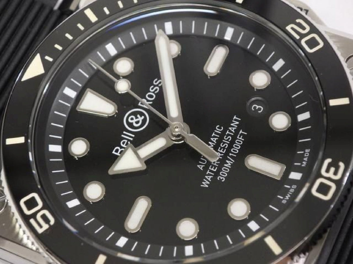 BELL & ROSS BR03 DIVER black steel 42 MM BR03A-D-BL-ST/SRB Mens 192874791 hannari-shop