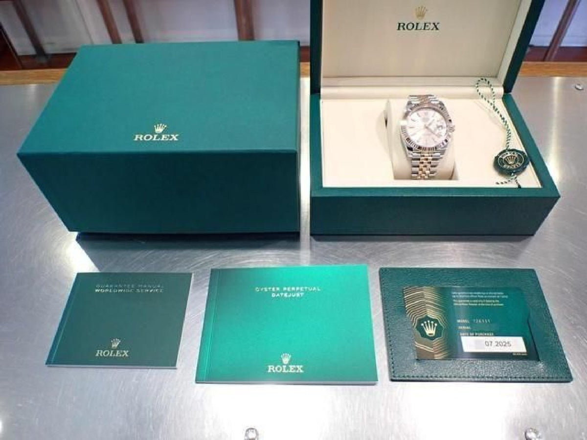ROLEX Datejust 41 SS x Everose Gold combination Sundust Dial 126331 Mens 192921054 hannari-shop