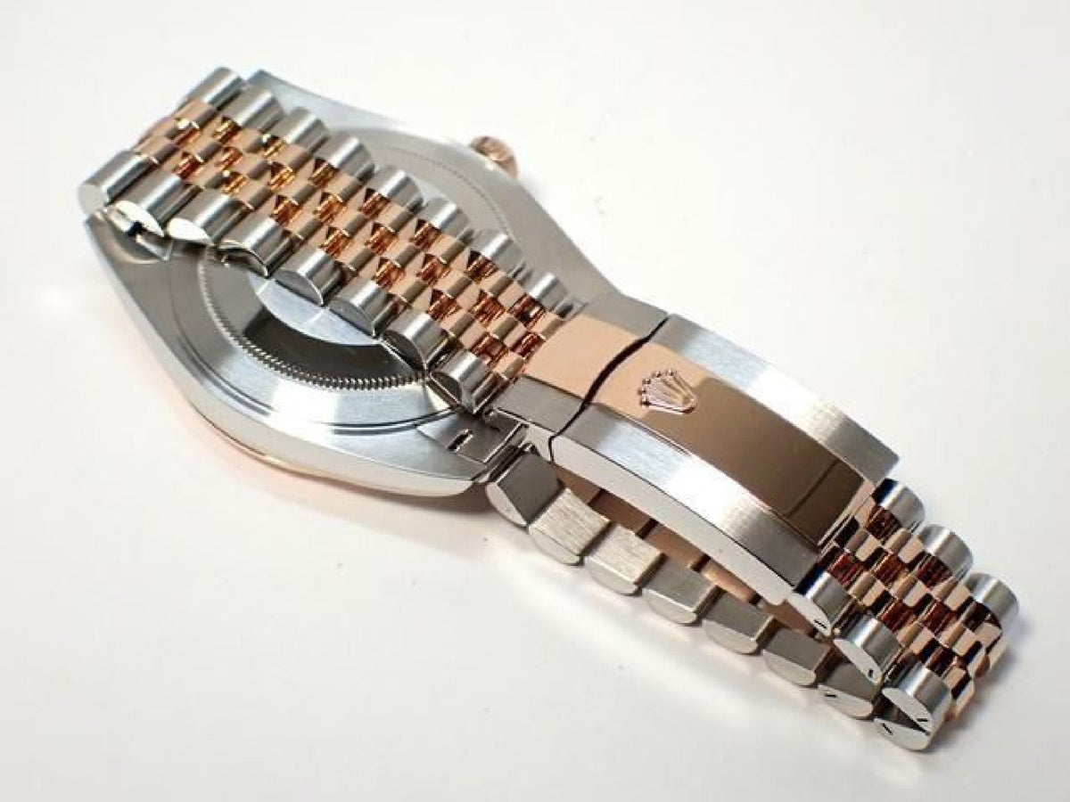 ROLEX Datejust 41 SS x Everose Gold combination Sundust Dial 126331 Mens 192921054 hannari-shop