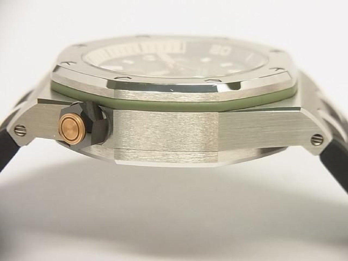 AUDEMARS PIGUET Royal Oak Offshore Diver khaki green 15720ST.OO.A052CA.01 Mens 192952170 hannari-shop