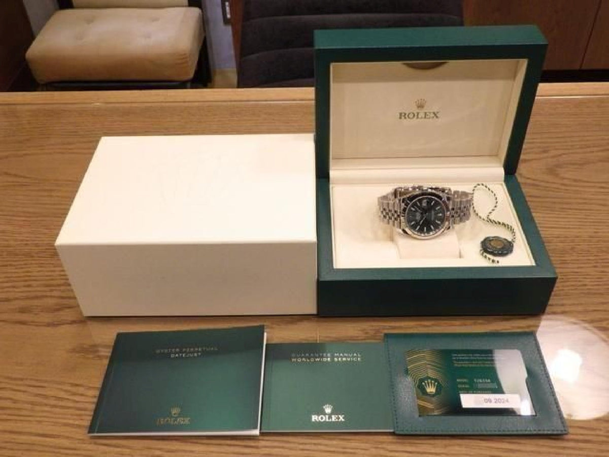 ROLEX Datejust 41 mint-green Jubilee Bracelet Ref.126334 Mens 192987931 hannari-shop