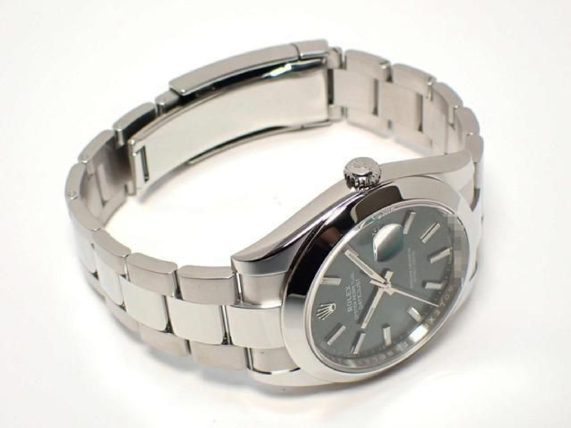 ROLEX Datejust 41 mint-green Oyster Bracelet 126300 '24 Mens 193108026 hannari-shop