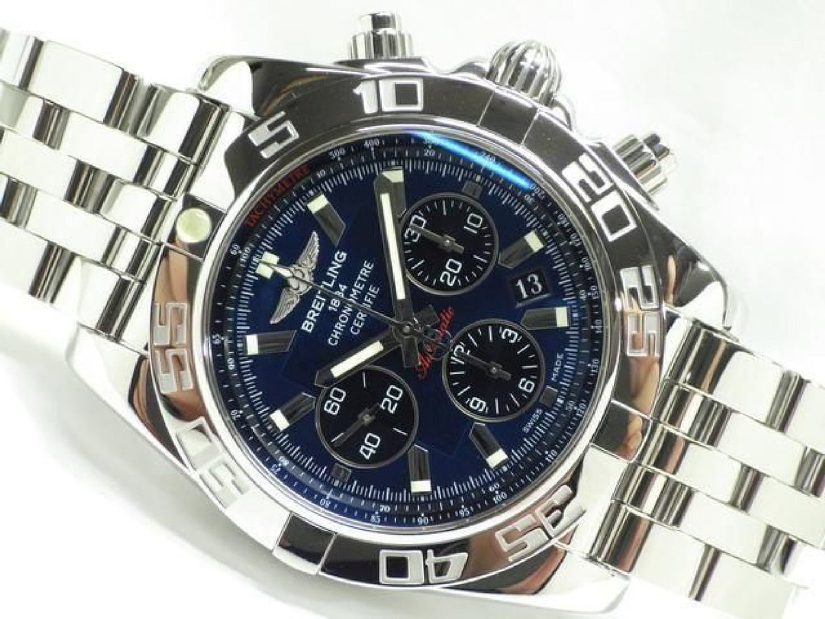 BREITLING Chrono Mat44 blue A011C89PA Japan Genuine Mens 193183946 hannari-shop