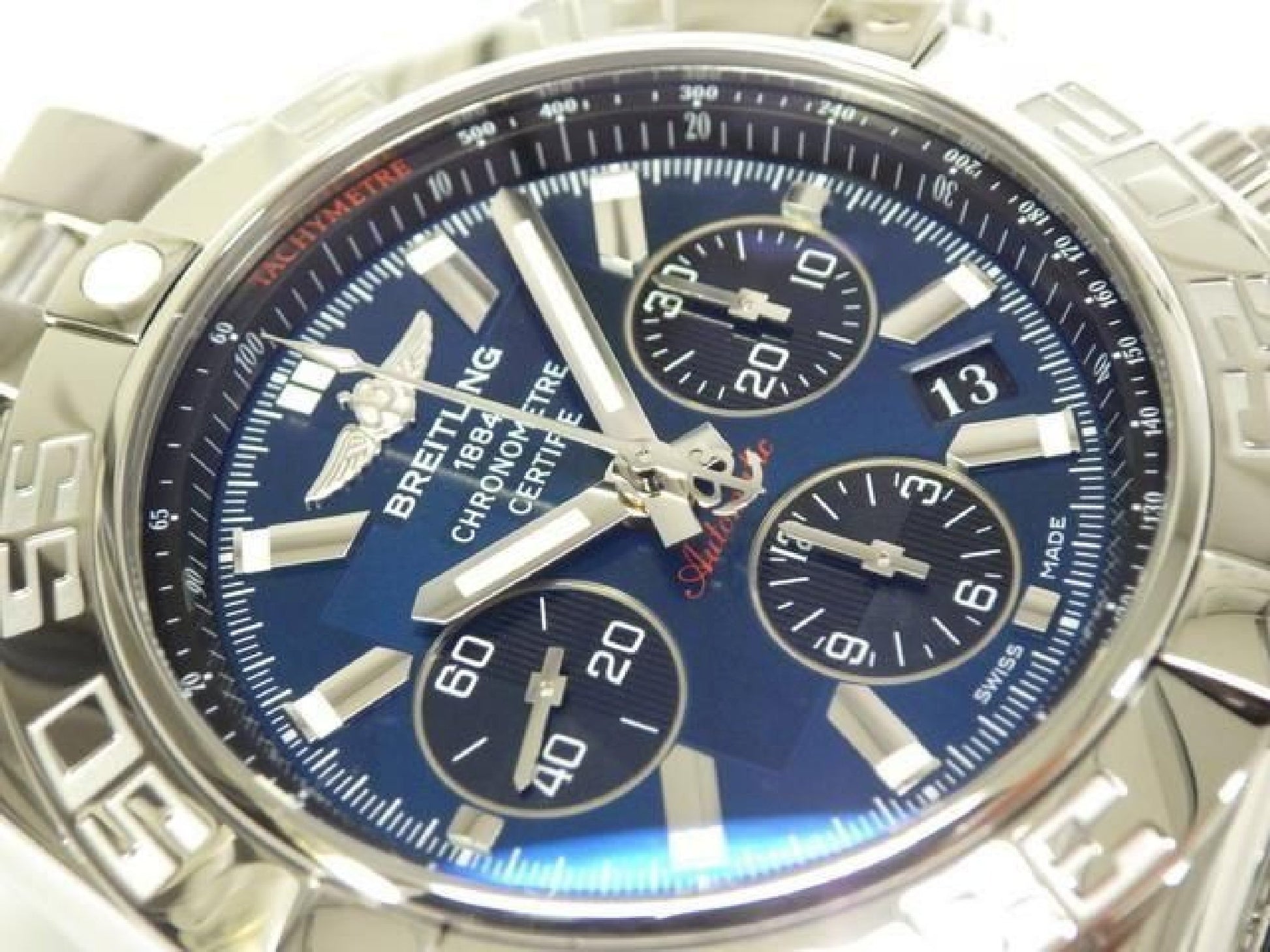 BREITLING Chrono Mat44 blue A011C89PA Japan Genuine Mens 193183946 hannari-shop
