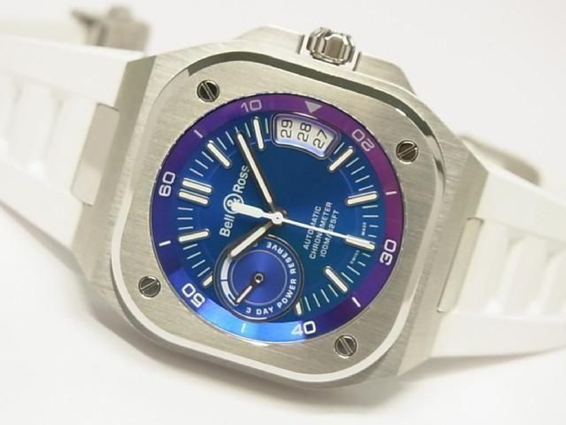 BELL & ROSS BR-X5 iridescent BRX5R-IRS-ST/SRB unused Mens 193184259 hannari-shop
