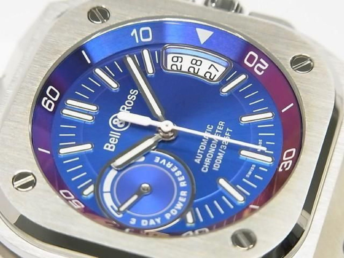 BELL & ROSS BR-X5 iridescent BRX5R-IRS-ST/SRB unused Mens 193184259 hannari-shop