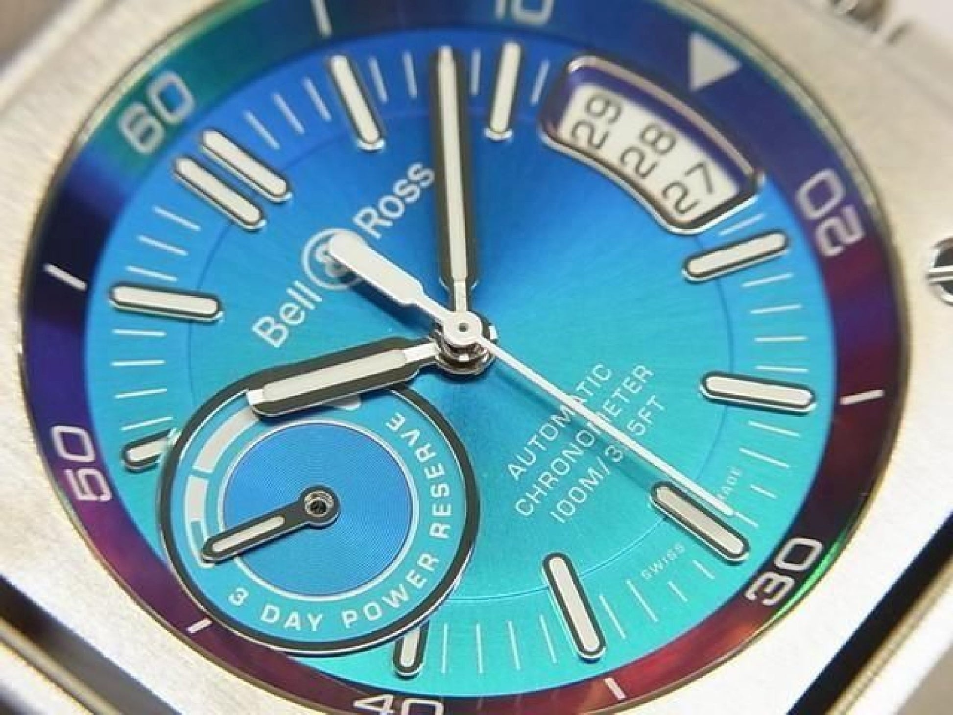 BELL & ROSS BR-X5 iridescent BRX5R-IRS-ST/SRB unused Mens 193184259 hannari-shop