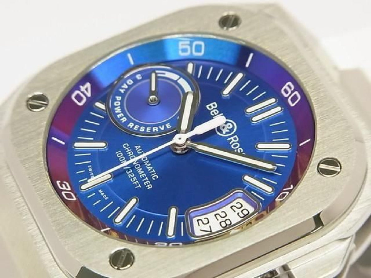 BELL & ROSS BR-X5 iridescent BRX5R-IRS-ST/SRB unused Mens 193184259 hannari-shop