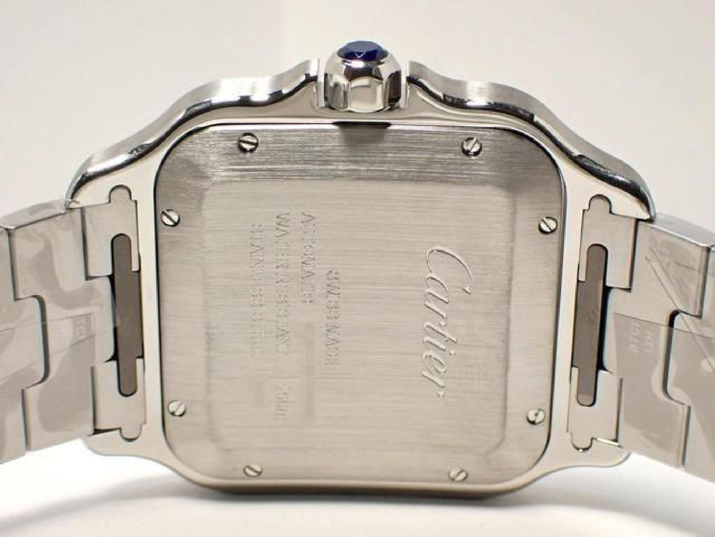 CARTIER Santos de  LM blue WSSA0030 '24 Womens 193238805 hannari-shop