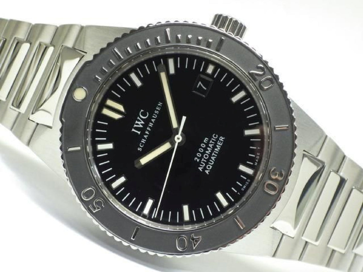 IWC GST Aquatimer stainless 3536-002 fish Crown Mens 193346073 hannari-shop