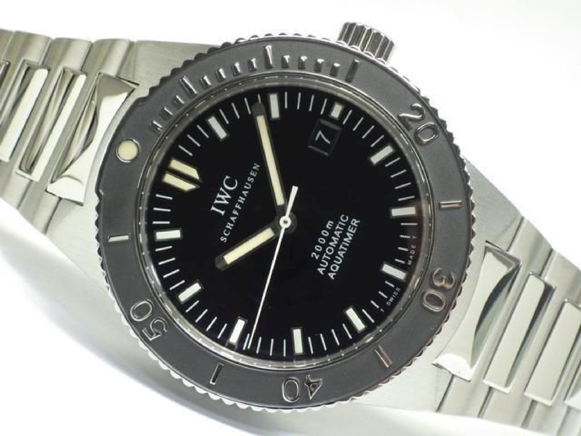 IWC GST Aquatimer stainless 3536-002 fish Crown Mens 193346073 hannari-shop