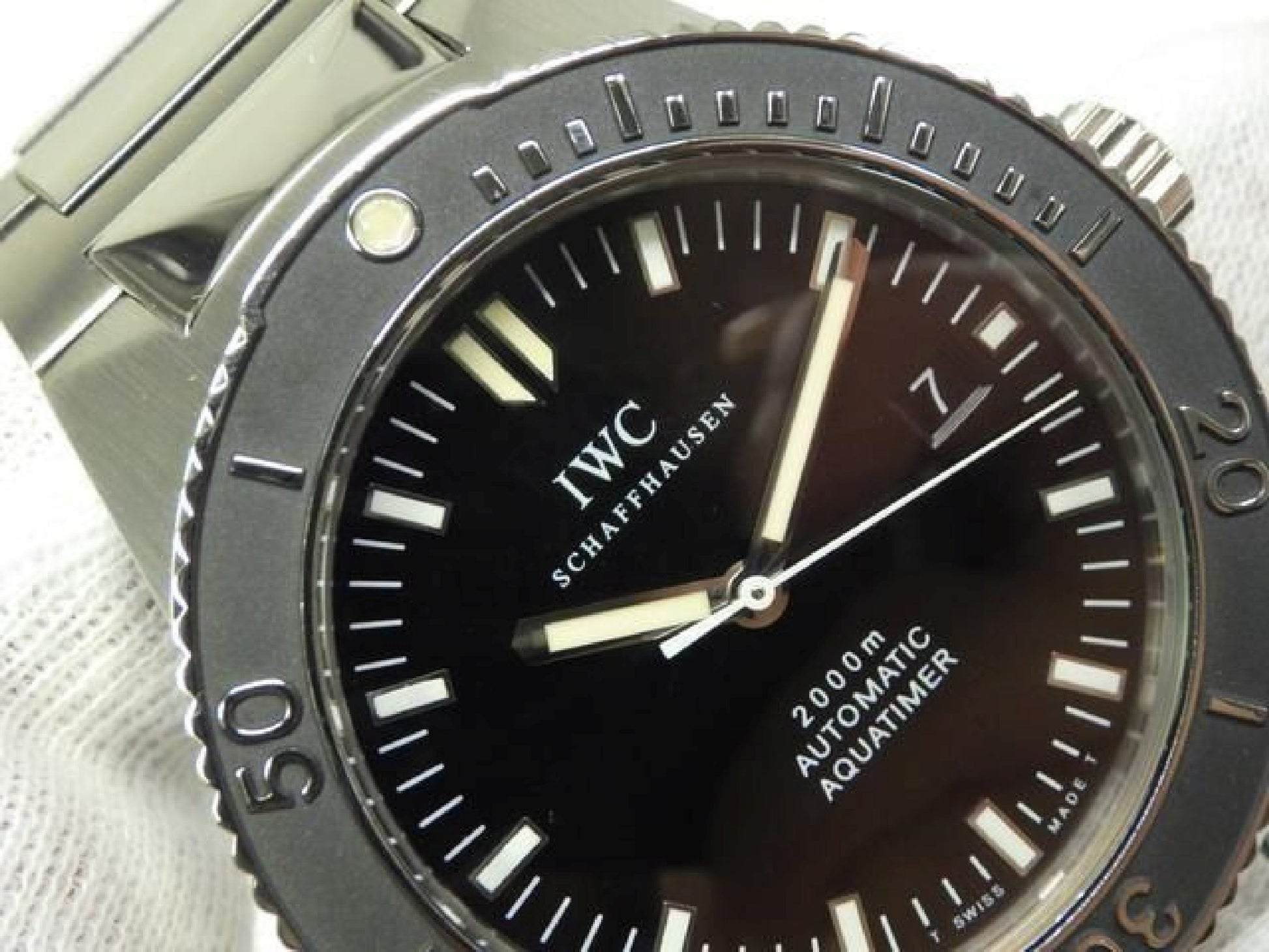 IWC GST Aquatimer stainless 3536-002 fish Crown Mens 193346073 hannari-shop