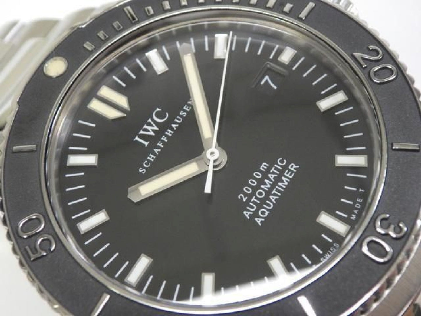IWC GST Aquatimer stainless 3536-002 fish Crown Mens 193346073 hannari-shop
