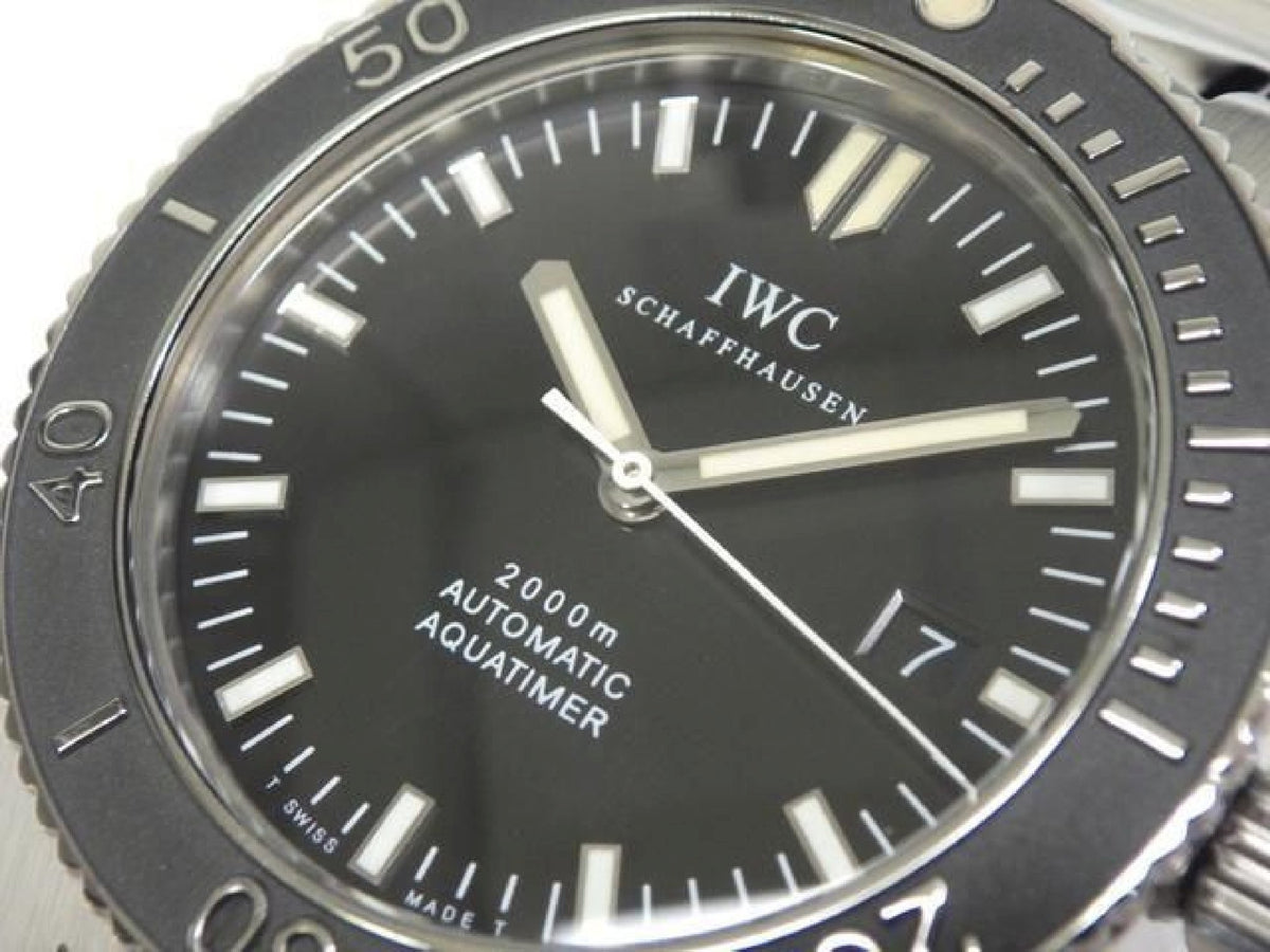 IWC GST Aquatimer stainless 3536-002 fish Crown Mens 193346073 hannari-shop
