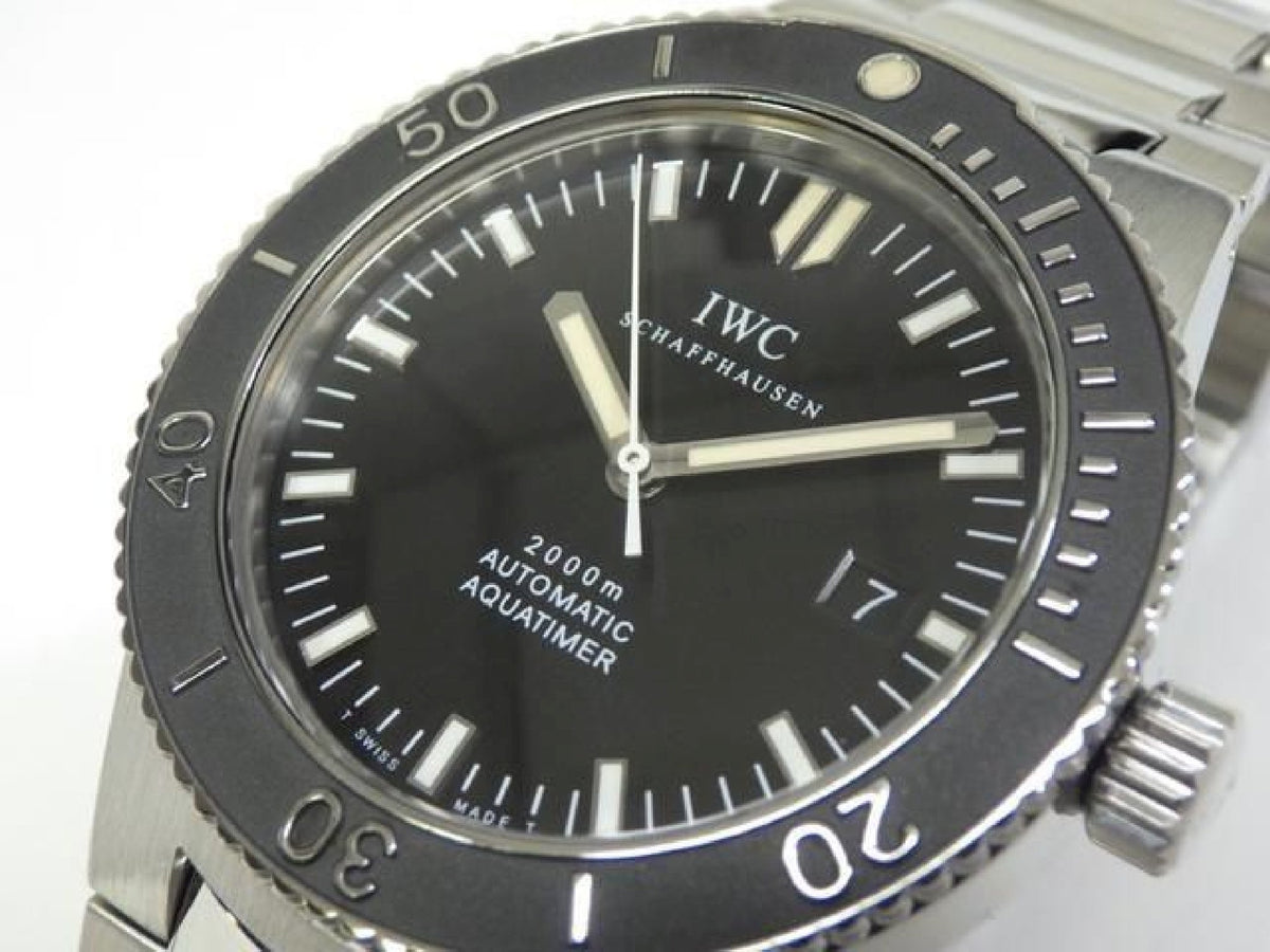 IWC GST Aquatimer stainless 3536-002 fish Crown Mens 193346073 hannari-shop