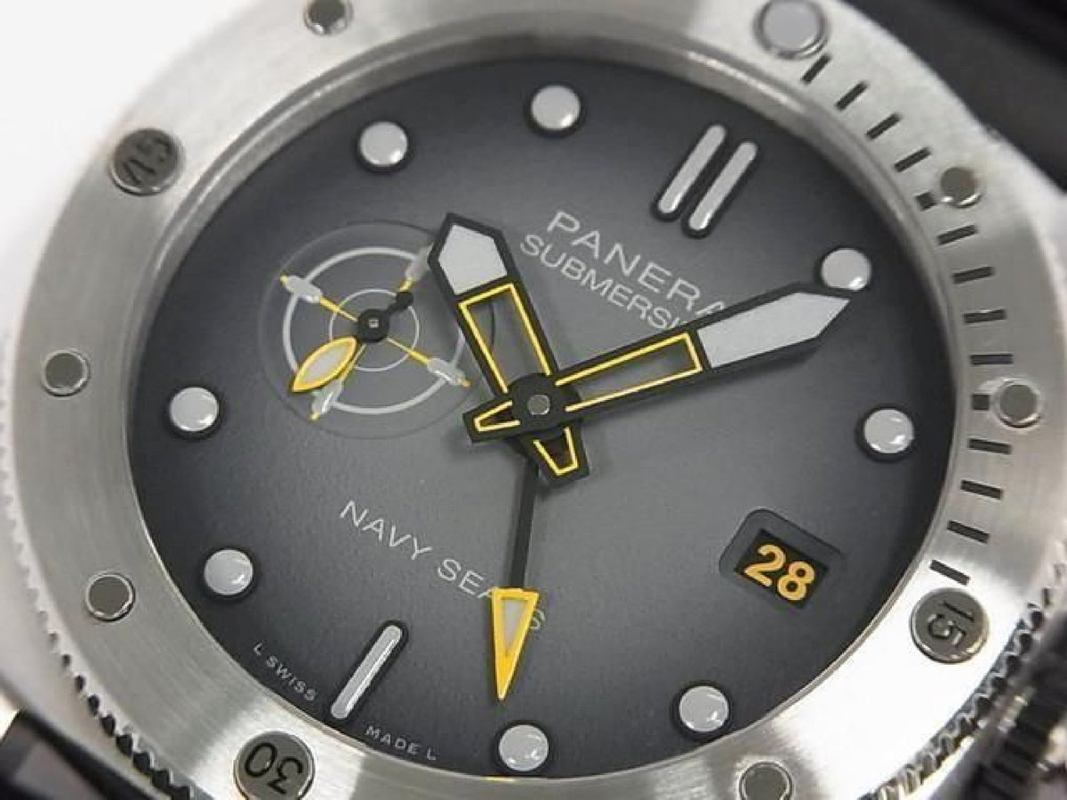 PANERAI Submersible GMT Navy Seals PAM01323 Mens 193348013 hannari-shop
