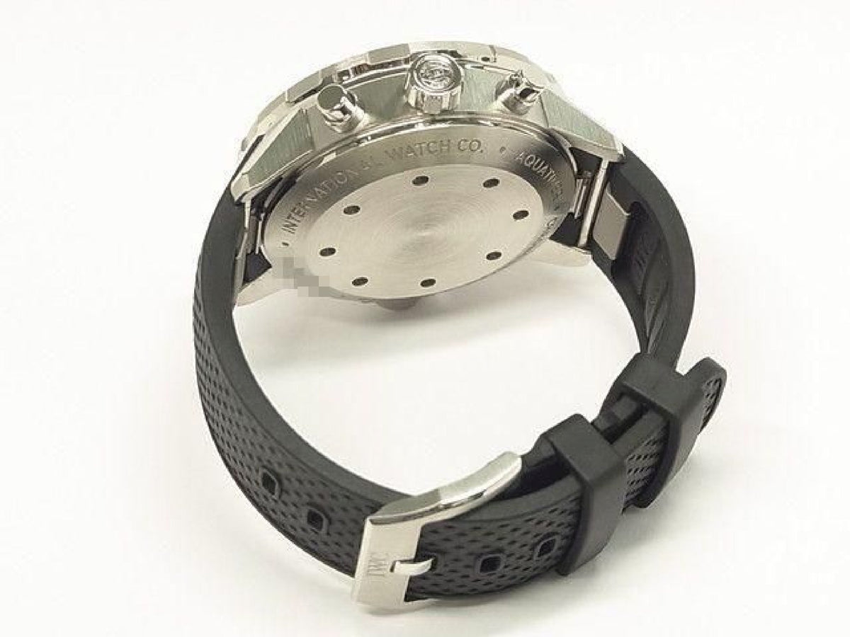 IWC Aquatimer Chronograph black IW376803 genuine Bracelet Mens 193350077 hannari-shop