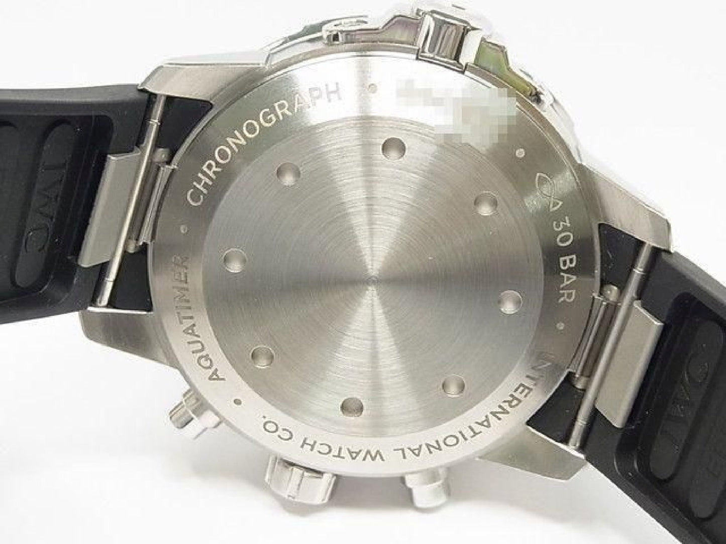IWC Aquatimer Chronograph black IW376803 genuine Bracelet Mens 193350077 hannari-shop