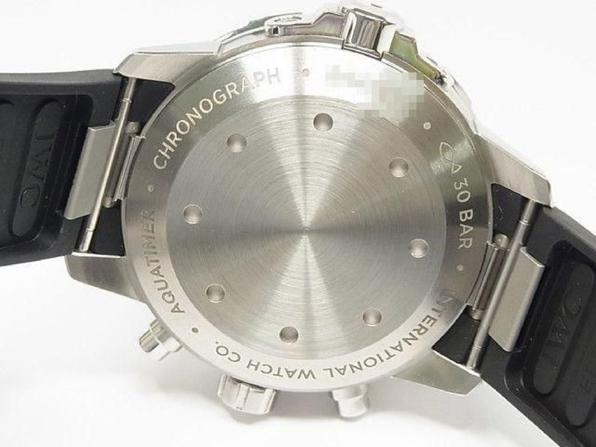 IWC Aquatimer Chronograph black IW376803 genuine Bracelet Mens 193350077 hannari-shop