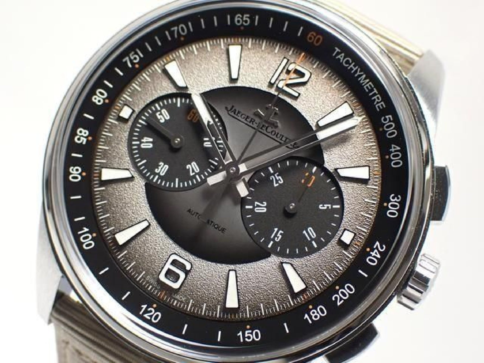JAEGER LECOULTRE Polaris Chronograph gray Genuine goods SS Bracelet '23 Mens 193358909 hannari-shop