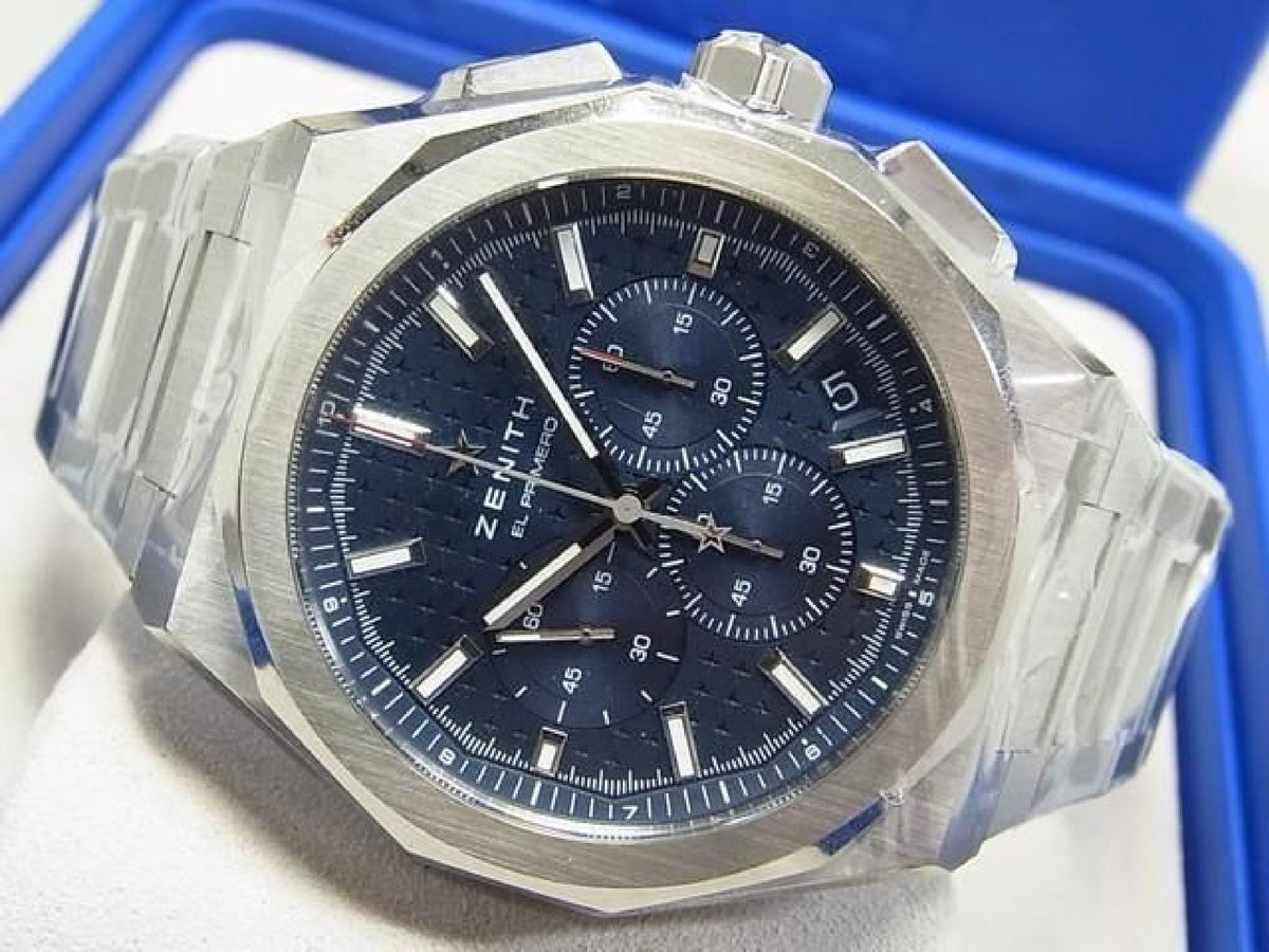 ZENITH Defy Skyline Chronograph blue 42 MM unused Mens 193721537 hannari-shop