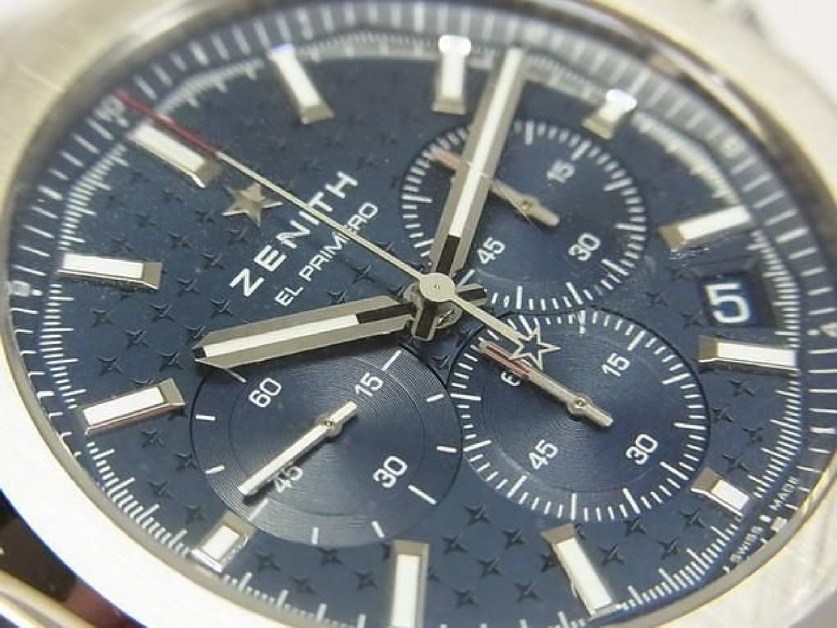 ZENITH Defy Skyline Chronograph blue 42 MM unused Mens 193721537 hannari-shop