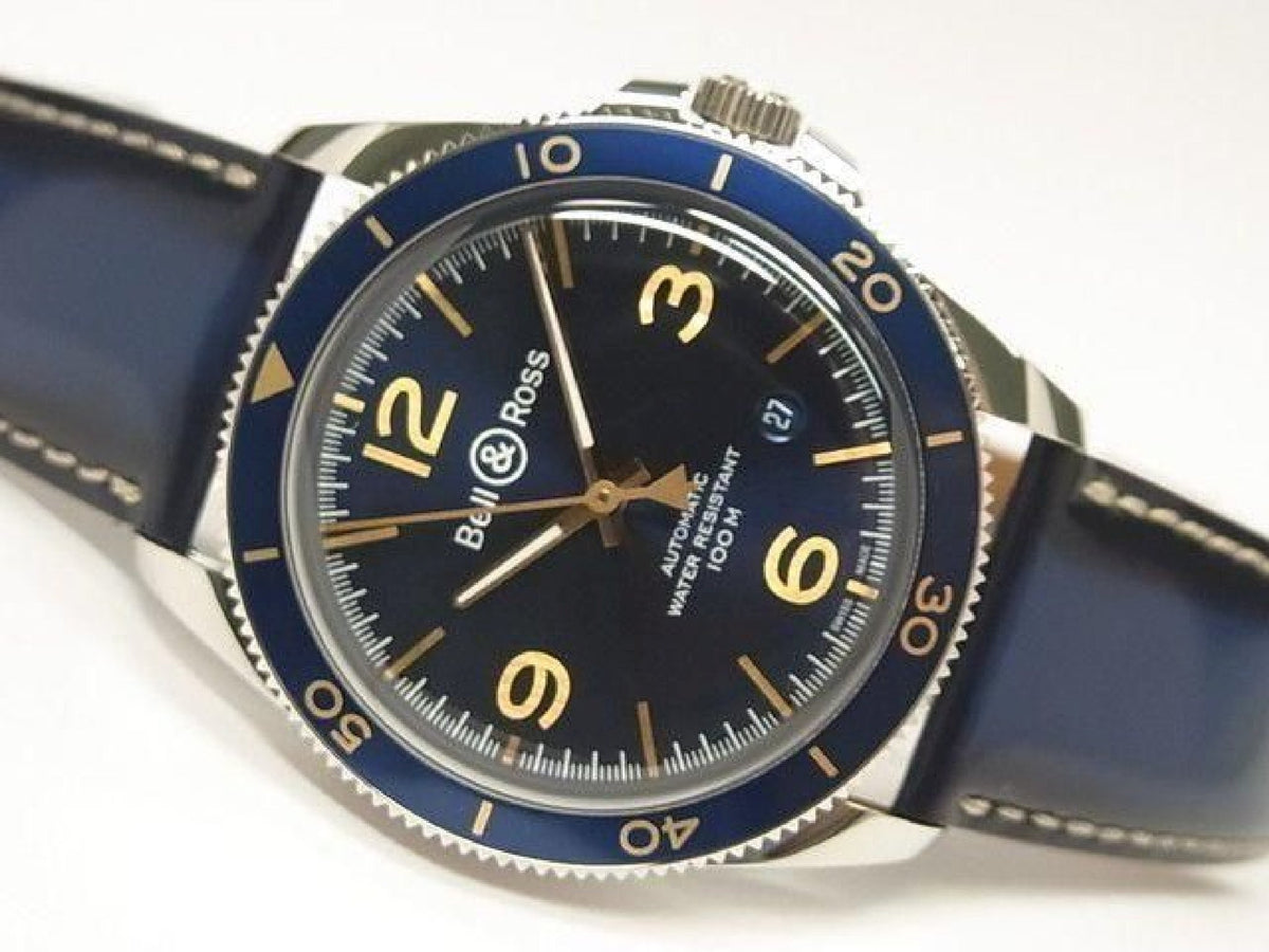 BELL & ROSS BR V2-92 Aeronavale blue BRV292-BU-G-ST/SCA Mens 193734008 hannari-shop