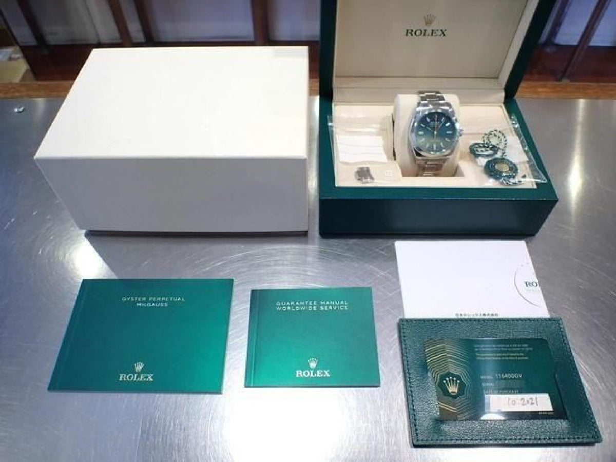 ROLEX Milgauss Z blue 116400GV '21 Mens 193762697 hannari-shop