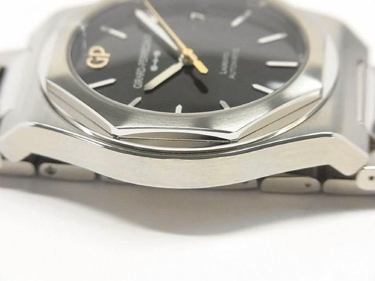 GIRARD PERREGAUX Laureato 42 MM black Onyx 81010-11-636-11A 188 Lot Limited Mens 193800388 hannari-shop