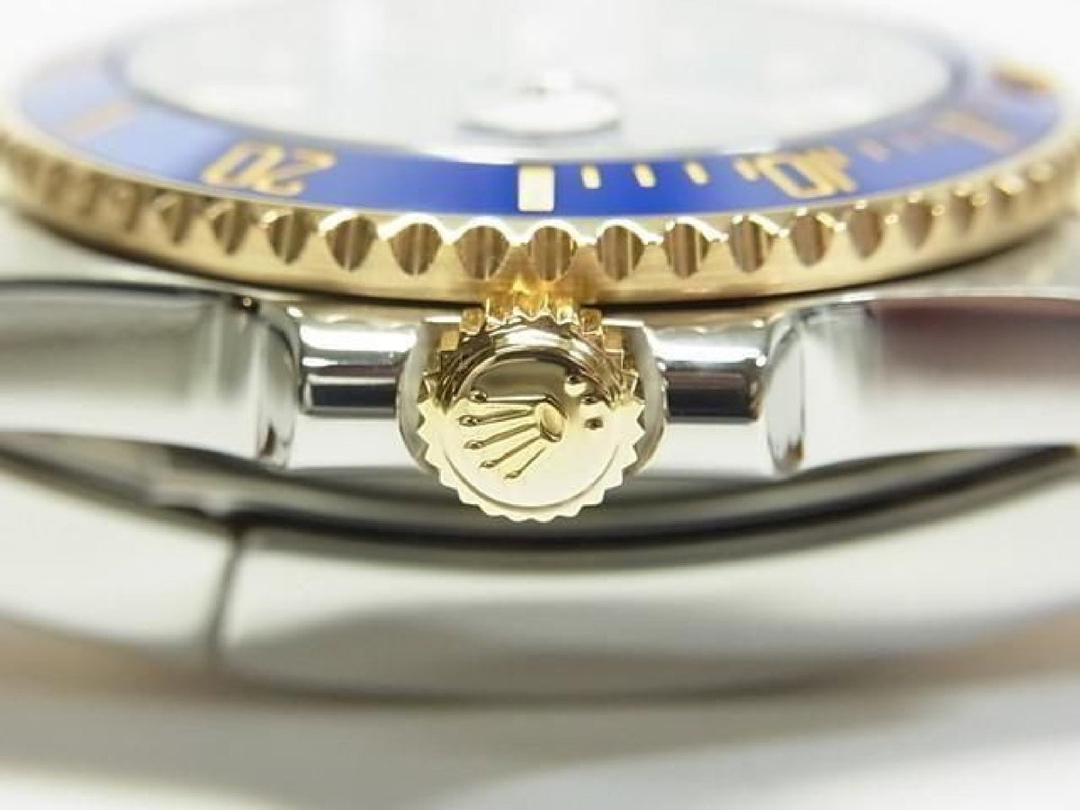 ROLEX Submariner date SS xYG blue8P diamond Ref.116613GLB Mens 193804161 hannari-shop