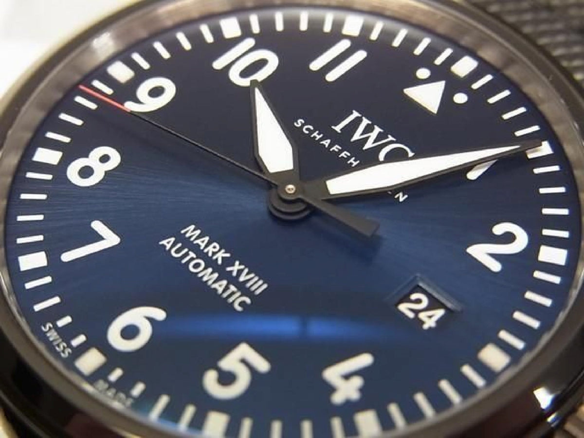 IWC mark18 Laureus blue Dial 1500 Lot Limited IW324703 Mens 193815059 hannari-shop