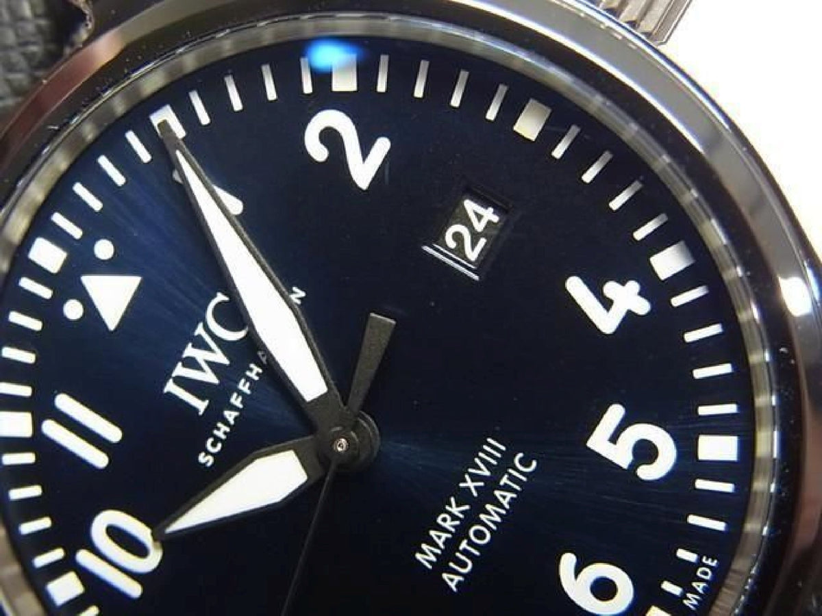 IWC mark18 Laureus blue Dial 1500 Lot Limited IW324703 Mens 193815059 hannari-shop